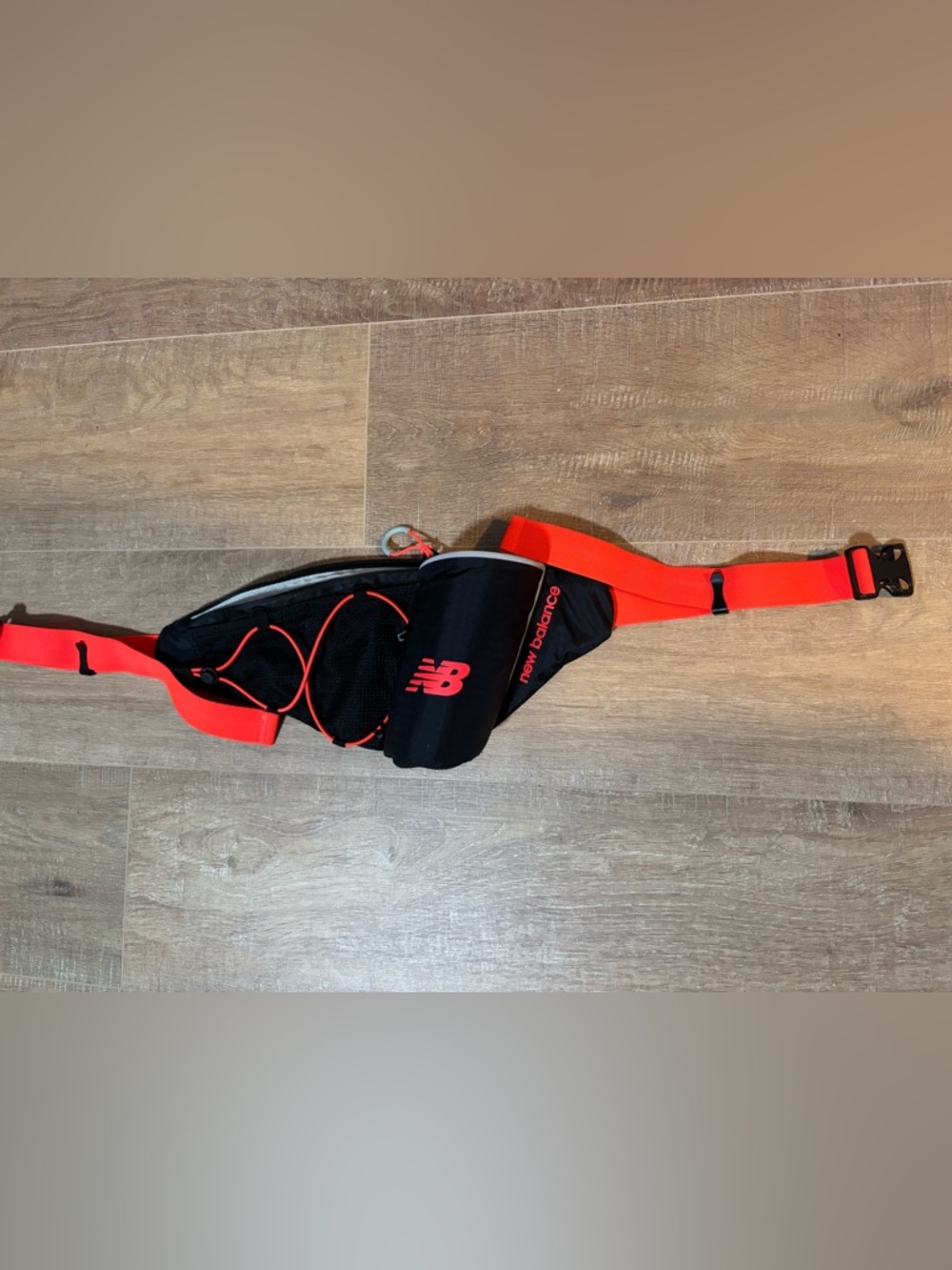 New Balance Black & Orange Running Waist Pack